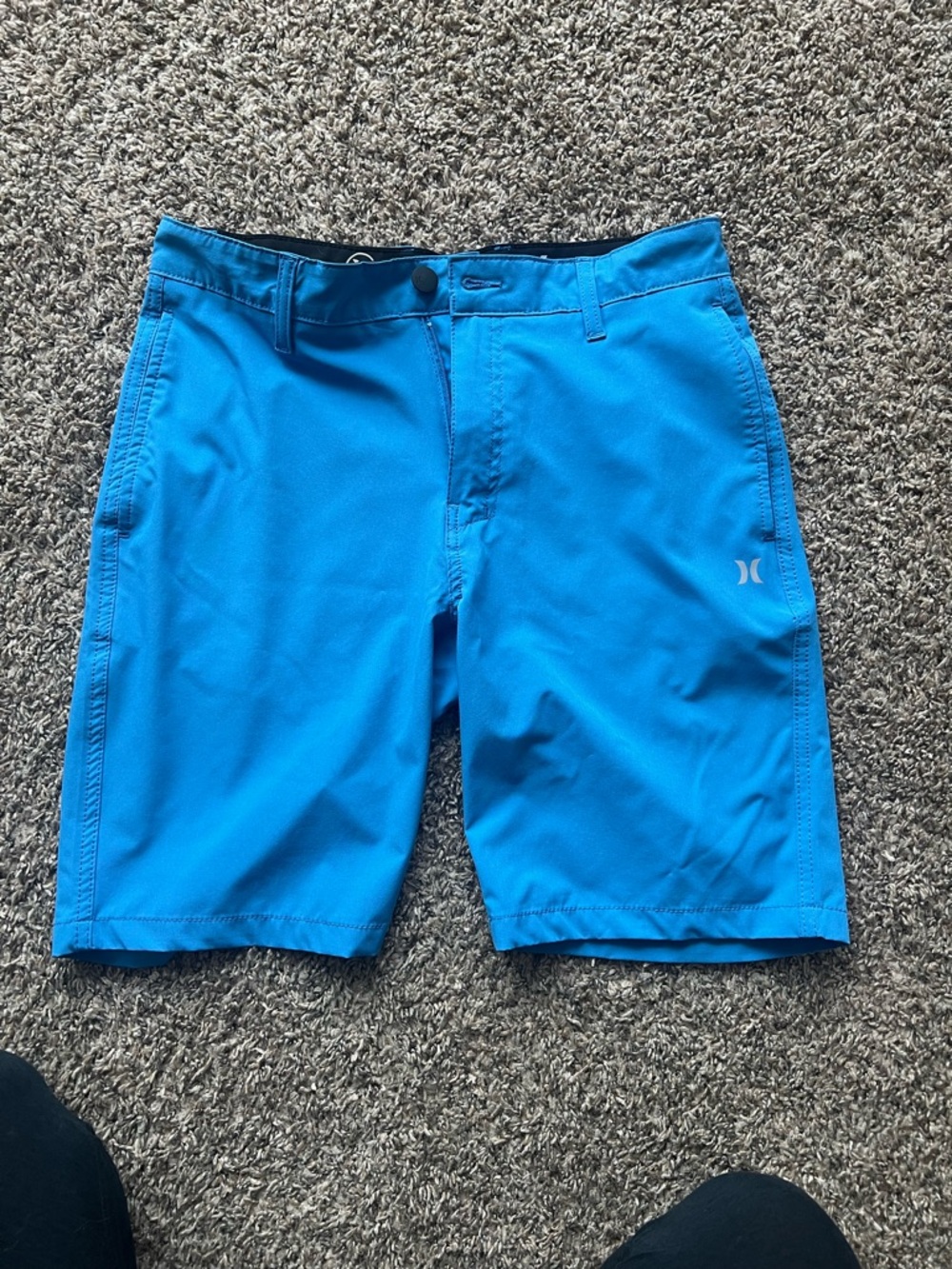 Hurley Men's Bright Blue Athletic Boardshorts